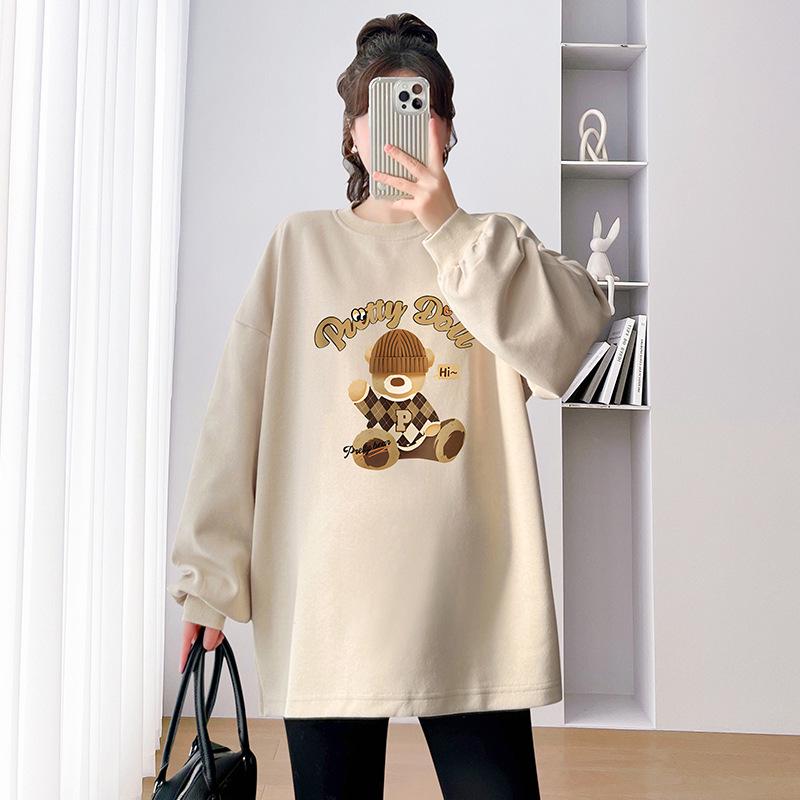 Bear Cartoon Plus Size Maternity Sweatshirt Set for Spring/Autumn XL
Bear Cartoon Plus Size Maternity Sweatshirt Set for Spring/Autumn XL