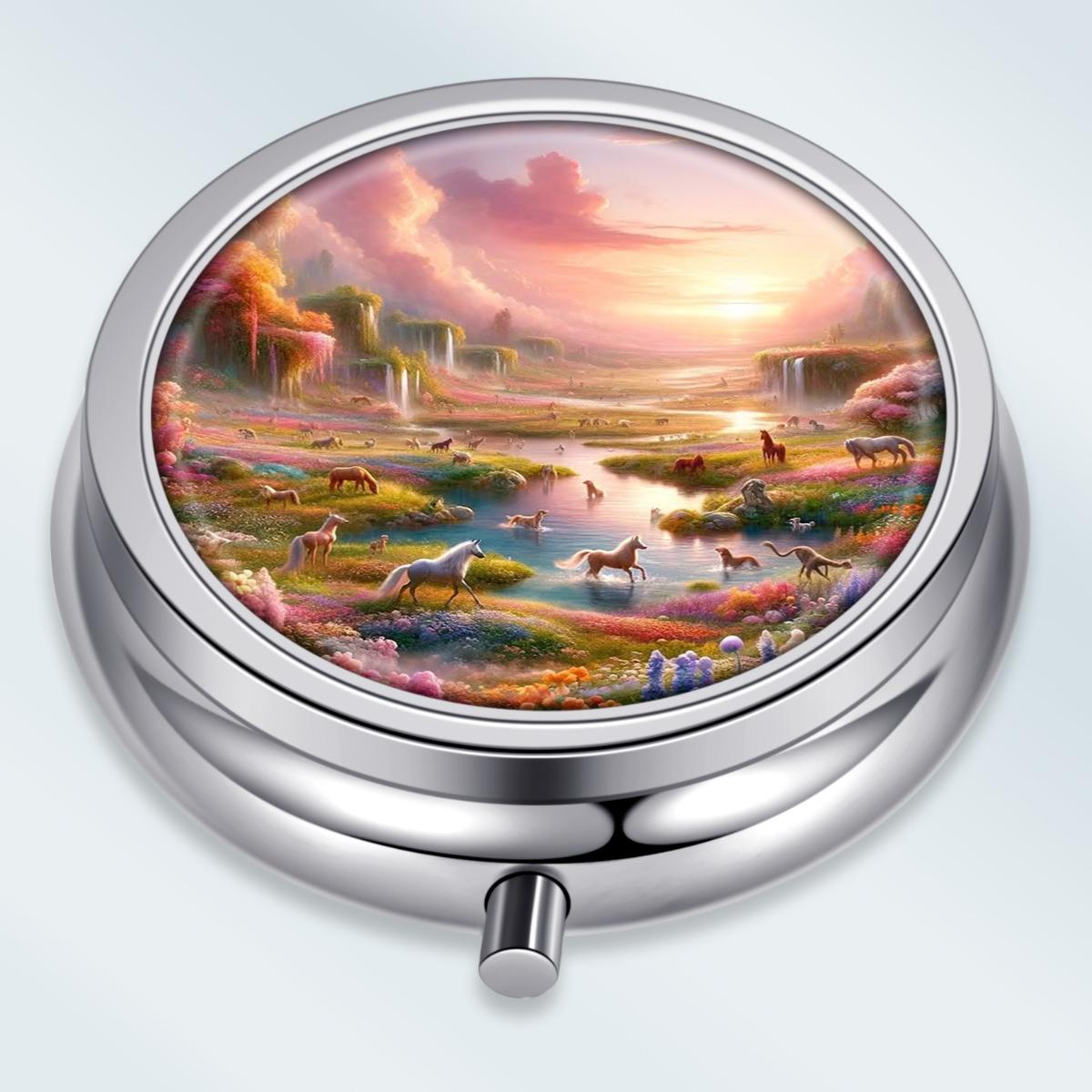 Portable Pill Box with 3 Compartments, Mini Metal Medicine Organizer Case, Cute Printed Pill Container for Vitamins, Pills, Jewelry, Travel, Daily Use разноцветный
Portable Pill Box with 3 Compartments, Mini Metal Medicine Organizer Case, Cute Printed Pill Container for Vitamins, Pills, Jewelry, Travel, Daily Use разноцветный
