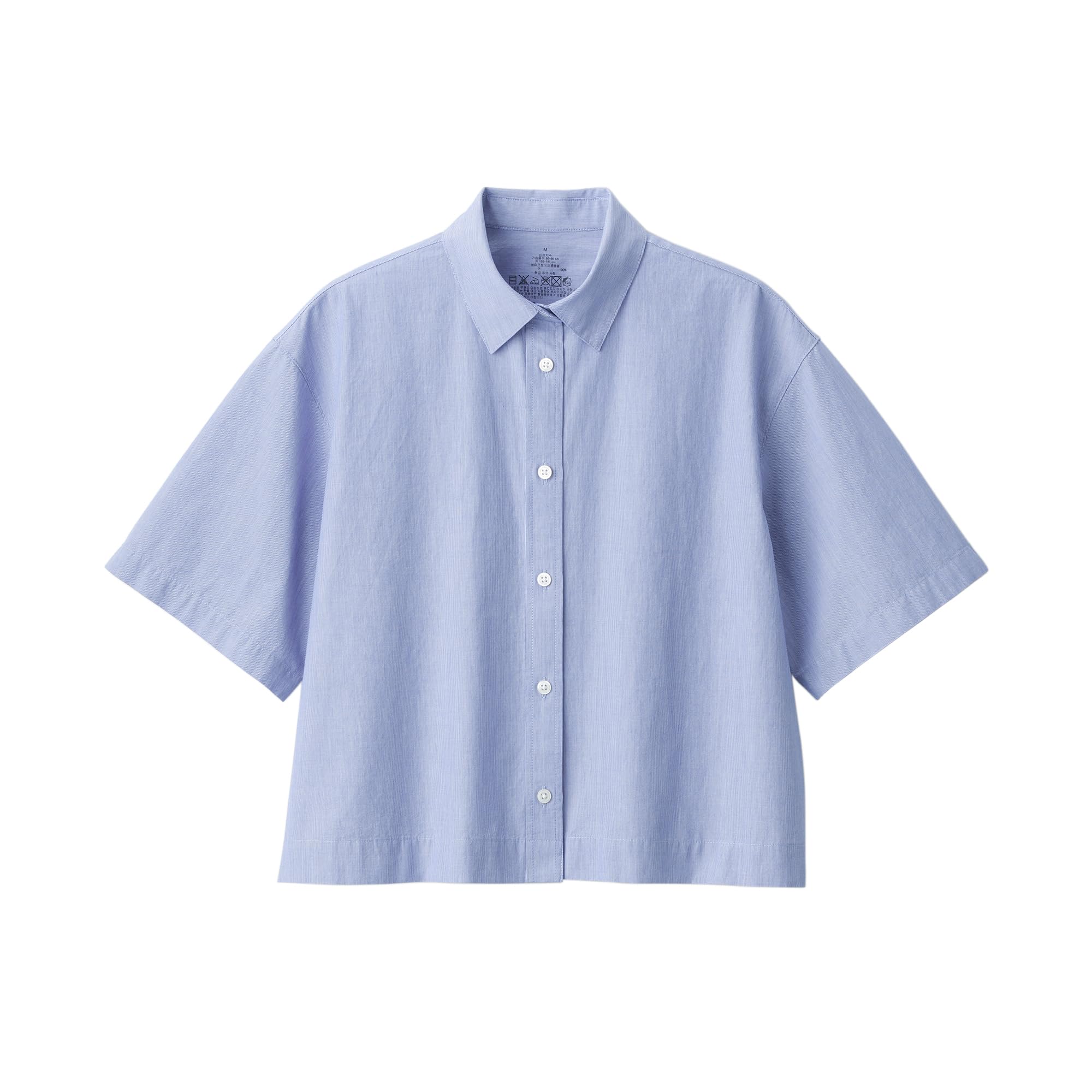 Сорочка з коротким рукавом MUJI Cool Broad звичайного кольору з коротким рукавом BC2IWA4S Синя смужка S Жіноча Жіноча
Сорочка з коротким рукавом MUJI Cool Broad звичайного кольору з коротким рукавом BC2IWA4S Синя смужка S Жіноча Жіноча