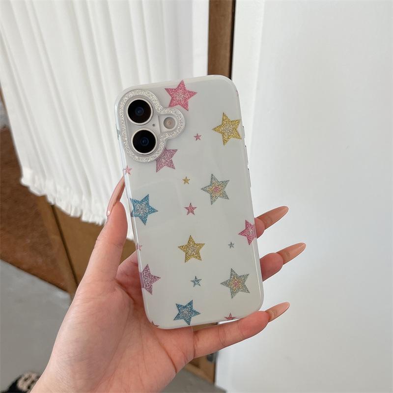 Colorful Glitter Stars Kitty iPhone Case for 16 Pro Max/15/14 with Heart Design iPhone 15 Pro Max
Colorful Glitter Stars Kitty iPhone Case for 16 Pro Max/15/14 with Heart Design iPhone 15 Pro Max