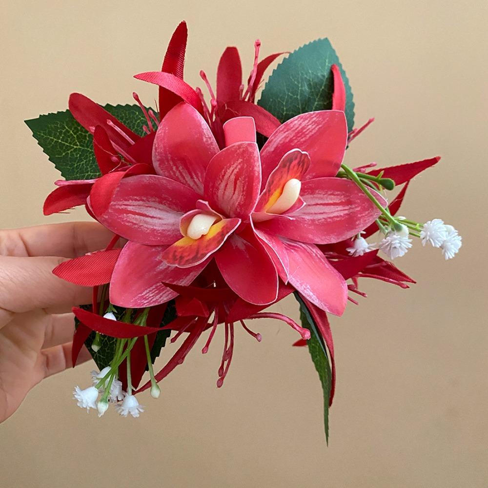 Side Clip Large Flower Hairpin Bohemia Artificial Floral Hair Clip Hair Accessories Style 1
Side Clip Large Flower Hairpin Bohemia Artificial Floral Hair Clip Hair Accessories Style 1