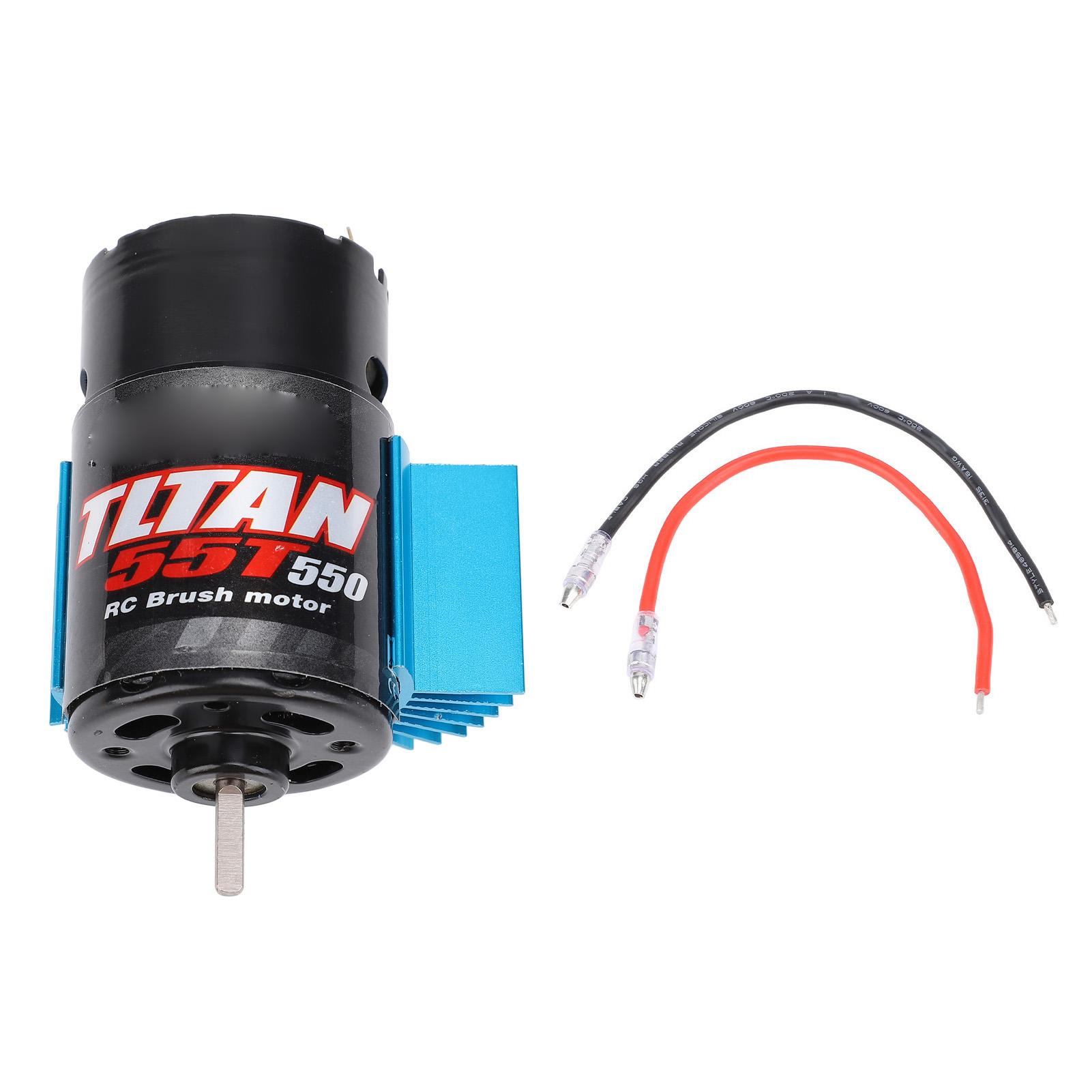 550 RC Car Motor Universal Brushed Motor with Blue Heat Sink for Axial SCX10 for Hpi for Redcat JL
550 RC Car Motor Universal Brushed Motor with Blue Heat Sink for Axial SCX10 for Hpi for Redcat JL