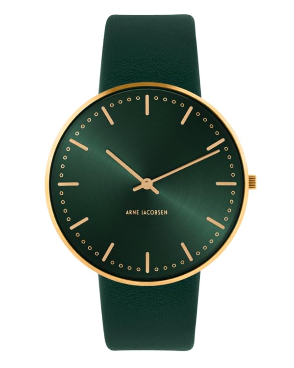 ARNE JACOBSEN Watch 40mm Scandinavian Design Daily Waterproof Design without Second STATION Evergreen Leather Gold (Quiet Hand) 53208-2088G
ARNE JACOBSEN Watch 40mm Scandinavian Design Daily Waterproof Design without Second STATION Evergreen Leather Gold (Quiet Hand) 53208-2088G