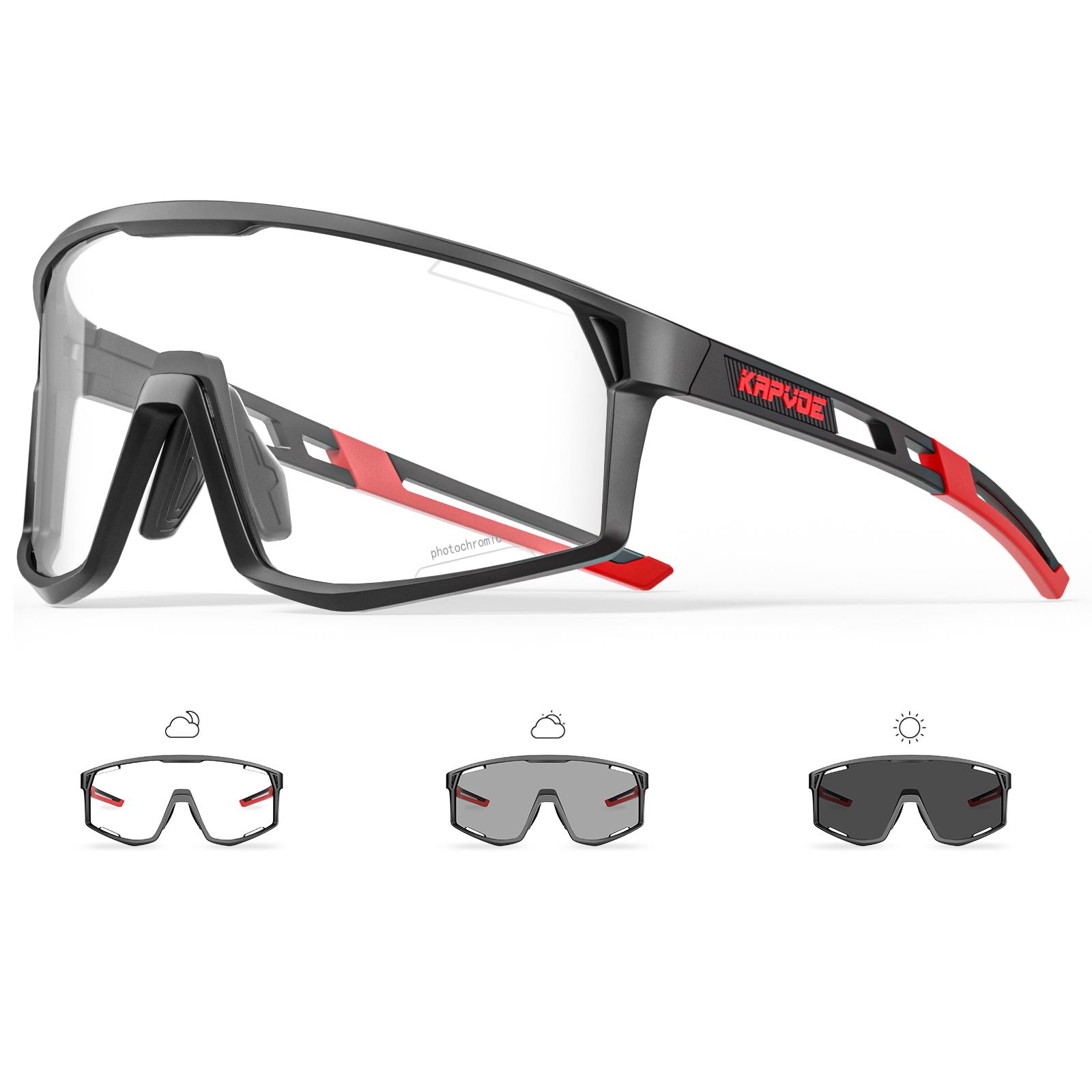 KAPVOE Men Women Road Bike UV400 Goggles Mountain Sports Eyewear Outdoor Photochromic Cycling Sunglasses Bicycle Cycling Glasses
KAPVOE Men Women Road Bike UV400 Goggles Mountain Sports Eyewear Outdoor Photochromic Cycling Sunglasses Bicycle Cycling Glasses