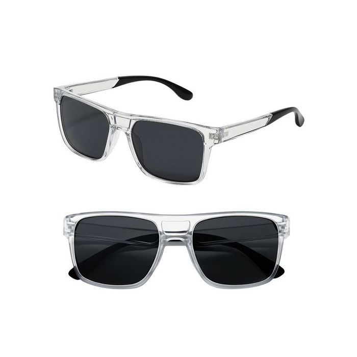 Lunettes de Soleil Homme Rectangle Double Pont Transparente Marque Sebastien Loeb Racing Protection Indice 3 Moderne et Confort 
Lunettes de Soleil Homme Rectangle Double Pont Transparente Marque Sebastien Loeb Racing Protection Indice 3 Moderne et Confort