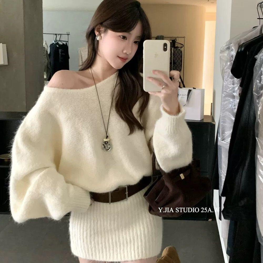 Autumn Knit Off-Shoulder Bodycon Dress 2026 S 40-45kg белый
Autumn Knit Off-Shoulder Bodycon Dress 2026 S 40-45kg белый