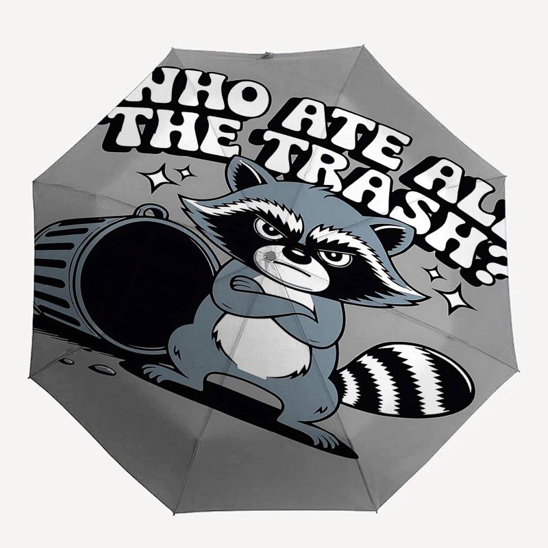 1pc Raccoon Trash Automatic Open Close Umbrella with 8-Rib Windproof Canopy Compact Portable Travel Umbrella10262
1pc Raccoon Trash Automatic Open Close Umbrella with 8-Rib Windproof Canopy Compact Portable Travel Umbrella10262