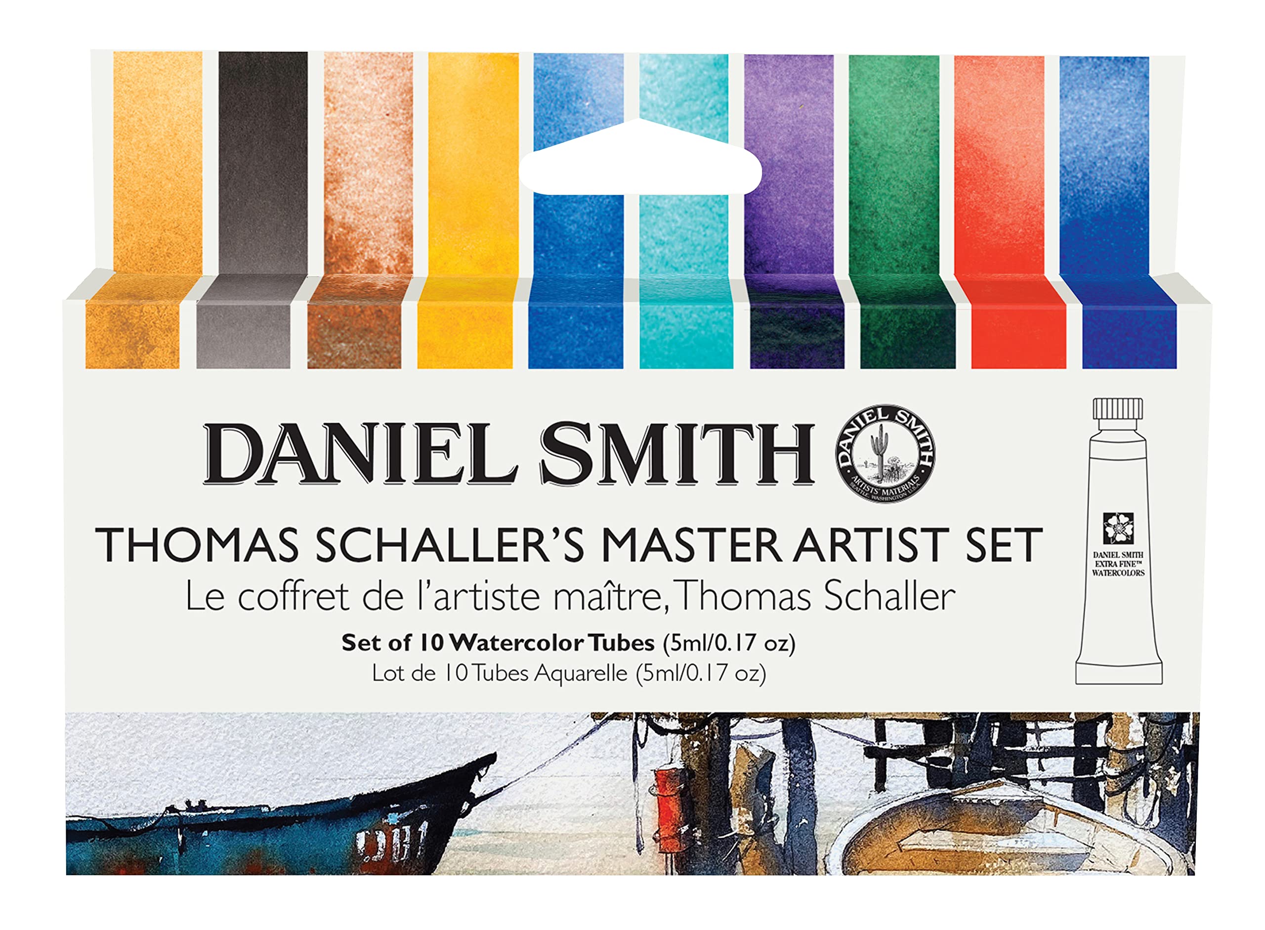 Daniel Smith Transparent Watercolor Paint Extra Fine Thomas Scholars 10 Color Set 5ml 285610427 (No. 2)
Daniel Smith Transparent Watercolor Paint Extra Fine Thomas Scholars 10 Color Set 5ml 285610427 (No. 2)