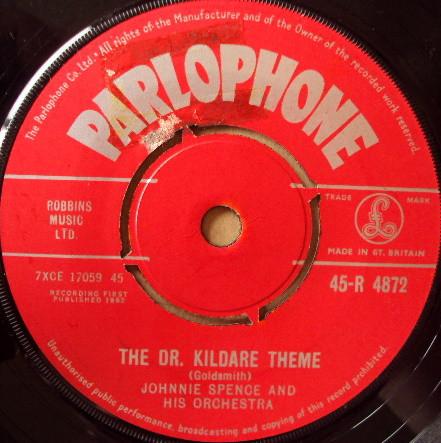 7inch Record JOHNNIE SPENCE & HIS ORCHESTRA - Dr. Kildare Theme 45R4872 Parlophone 1962 UK Soundtracks & Musicals Used
7inch Record JOHNNIE SPENCE & HIS ORCHESTRA - Dr. Kildare Theme 45R4872 Parlophone 1962 UK Soundtracks & Musicals Used