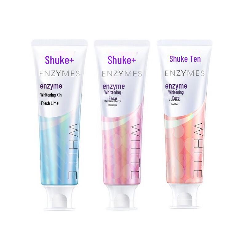 Shuke Whitening Enzyme Fluoride Toothpaste
Shuke Whitening Enzyme Fluoride Toothpaste