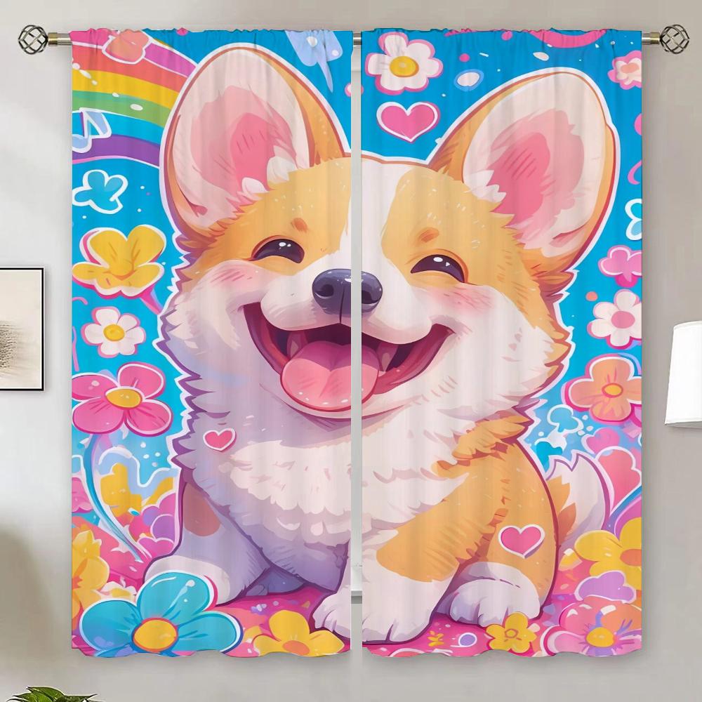 Corgi Shower Curtain for Quarto Curtains in the Living Room Decoration Home and Decoration Blackout Bedroom Curtains 100% Blind W50xH70cmx2pcs-CL
Corgi Shower Curtain for Quarto Curtains in the Living Room Decoration Home and Decoration Blackout Bedroom Curtains 100% Blind W50xH70cmx2pcs-CL