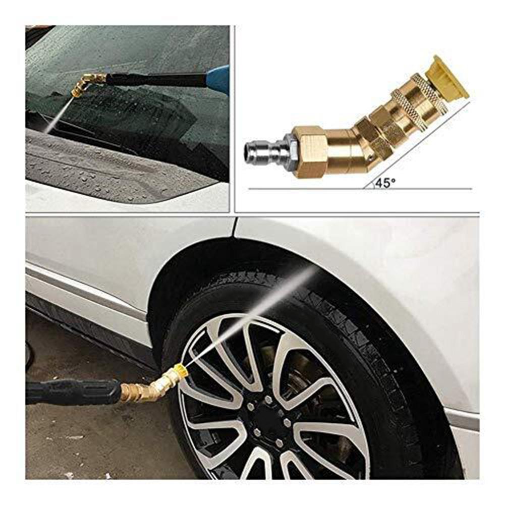 Easy Connection Pressure Washer Coupler High Pressure Coupler 360-degree Rotation Brass Construction Flexible Adjustment B
Easy Connection Pressure Washer Coupler High Pressure Coupler 360-degree Rotation Brass Construction Flexible Adjustment B