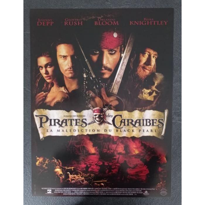 Affiche de cinéma - Pirates des Caraïbes - La Malédiction du Black Pearl - 54x41cm - État neuf - Roulée
Affiche de cinéma - Pirates des Caraïbes - La Malédiction du Black Pearl - 54x41cm - État neuf - Roulée