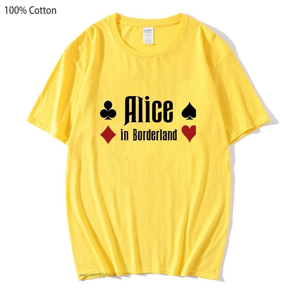 Anime Alice In Borderland T-Shirts Cartoon 100% Cotton Men Tshirt Hip-hop Tees Fashion Tops Aesthetic Manga Summer Clothes 3XL
Anime Alice In Borderland T-Shirts Cartoon 100% Cotton Men Tshirt Hip-hop Tees Fashion Tops Aesthetic Manga Summer Clothes 3XL