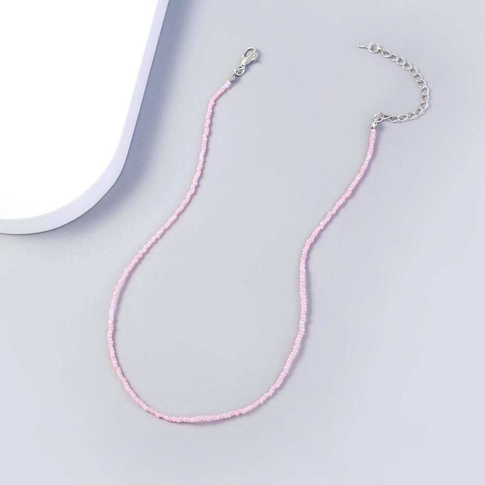 Очаровательное ожерелье-цветок из жемчуга и разноцветного бисера - Женская цепочка для ключицы ручной работы