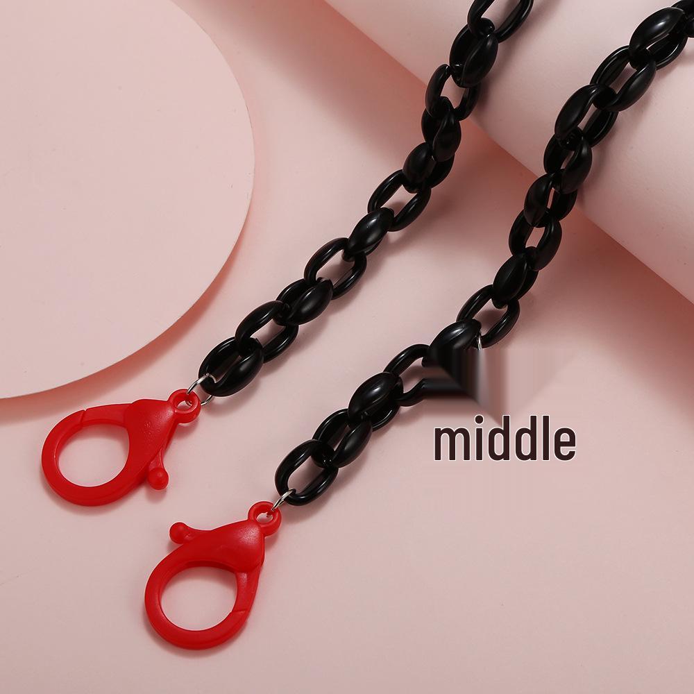 Korean Acrylic Mask & Glasses Chain: Anti-Choking, Anti-Lost, Universal for Kids & Adults, Colorful Flower Design чорний
Korean Acrylic Mask & Glasses Chain: Anti-Choking, Anti-Lost, Universal for Kids & Adults, Colorful Flower Design чорний
