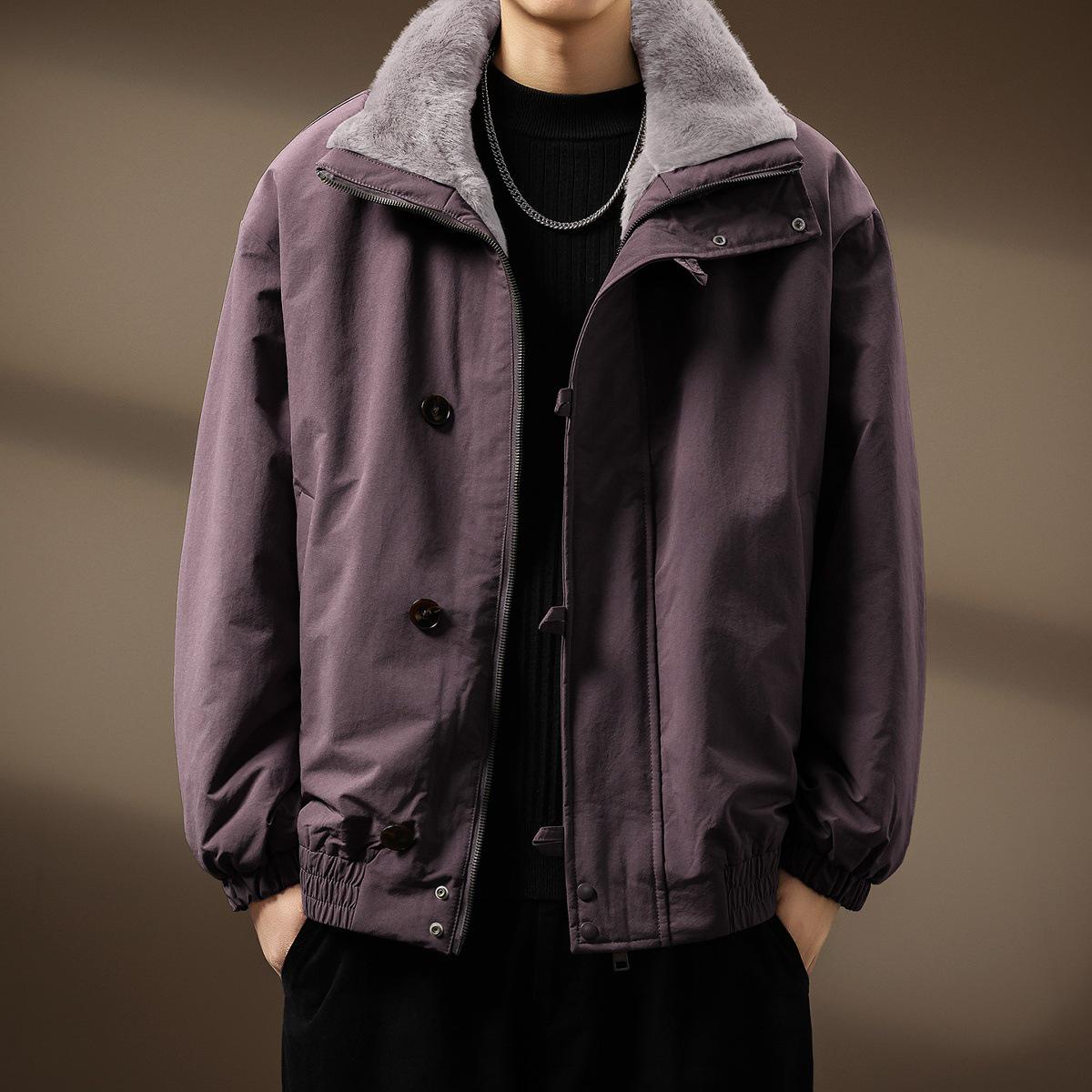 Men s Double-Sided Retro Mountain Carved Cotton Jacket with Fur Collar 5XL fits 230-250 jin
Men s Double-Sided Retro Mountain Carved Cotton Jacket with Fur Collar 5XL fits 230-250 jin
