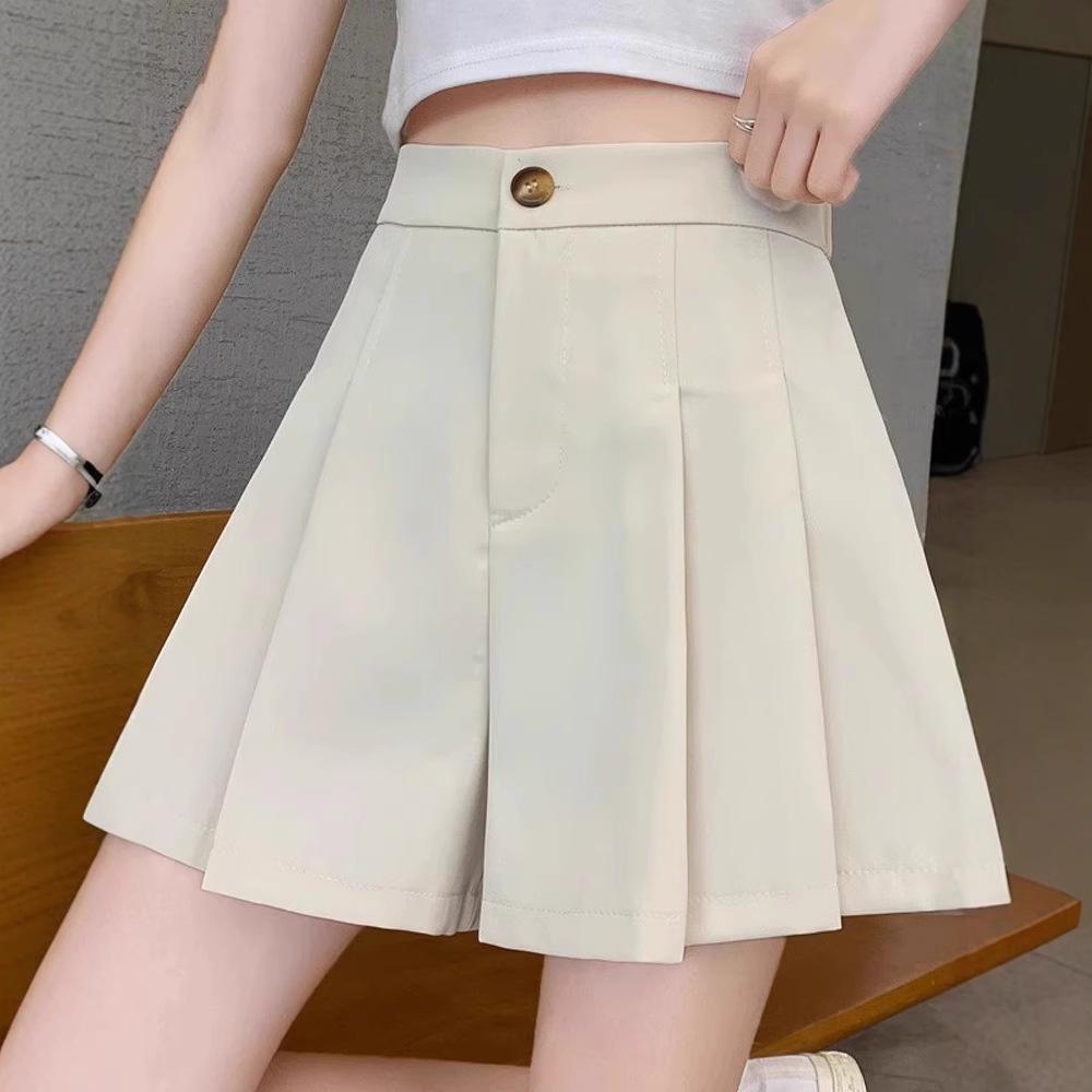 Women s High-Waisted Pleated Culottes - Summer 2024 A-Line Shorts, Wide-Leg, Thin Fit, Small Size M【Recommended 90-104 lbs】
Women s High-Waisted Pleated Culottes - Summer 2024 A-Line Shorts, Wide-Leg, Thin Fit, Small Size M【Recommended 90-104 lbs】
