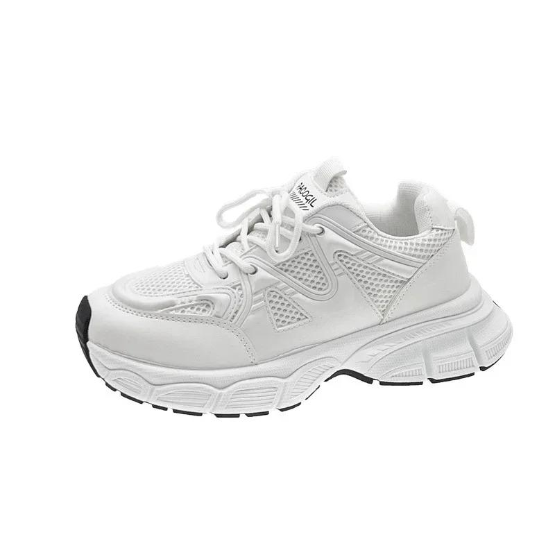 Мода 2024 Новые Женские Массивные Кроссовки Сетка Кожа Обувь на Платформе Однотонные На шнуровке Женские Модные Кроссовки Толстая Подошва Женская Обувь 35 белый
Мода 2024 Новые Женские Массивные Кроссовки Сетка Кожа Обувь на Платформе Однотонные На шнуровке Женские Модные Кроссовки Толстая Подошва Женская Обувь 35 белый