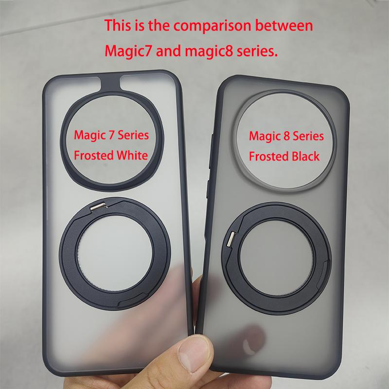 360° Rotatable Ring Holder Bracket Shockproof Case For Honor Magic8 Magic7 and Magic 7 8 Pro Magnetic Wireless Charging Cover
360° Rotatable Ring Holder Bracket Shockproof Case For Honor Magic8 Magic7 and Magic 7 8 Pro Magnetic Wireless Charging Cover