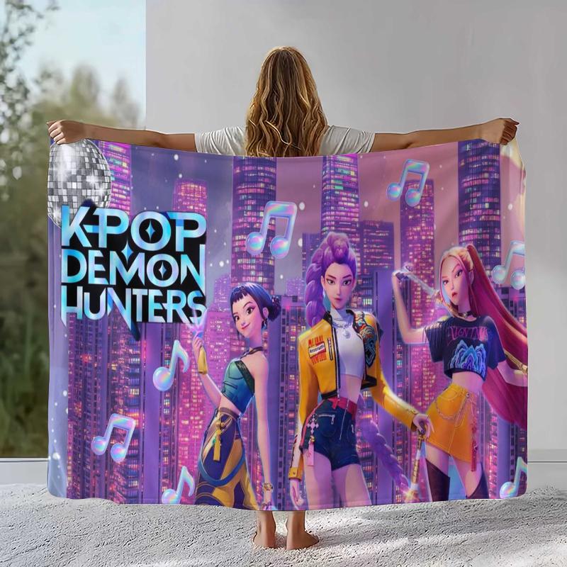 K-Pop Demon Hunters Golden Saja Boys Flannel Blanket,Ultra Soft Warm Plush Throw for Home Bedroom Bed Sofa Cover Office picnic 75x90cm
K-Pop Demon Hunters Golden Saja Boys Flannel Blanket,Ultra Soft Warm Plush Throw for Home Bedroom Bed Sofa Cover Office picnic 75x90cm