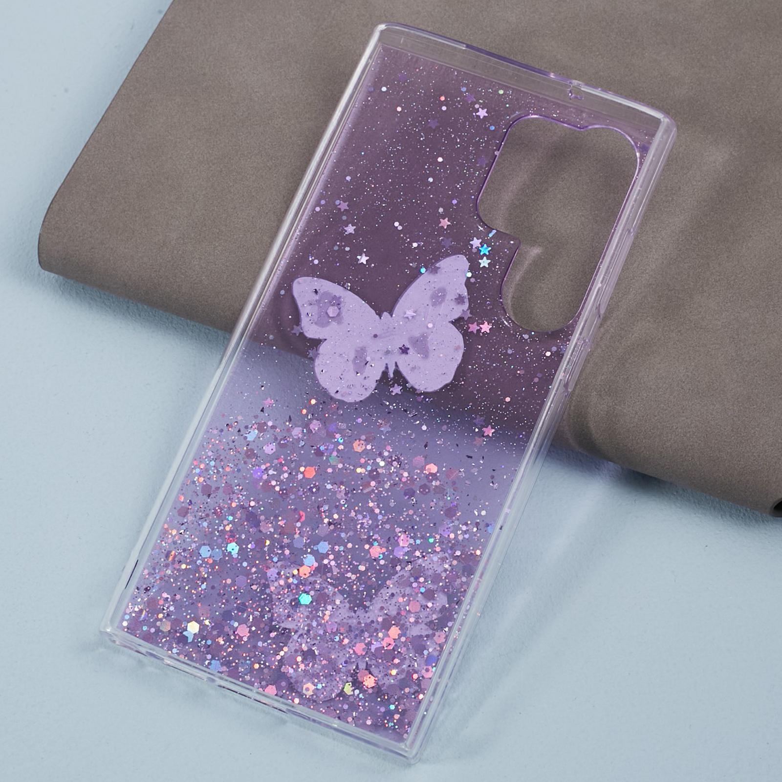 AW Series For Samsung Galaxy S24 Ultra TPU+PVC Case Sparkle Epoxy Big Rear Lens Hole Phone Back Shell Purple
AW Series For Samsung Galaxy S24 Ultra TPU+PVC Case Sparkle Epoxy Big Rear Lens Hole Phone Back Shell Purple