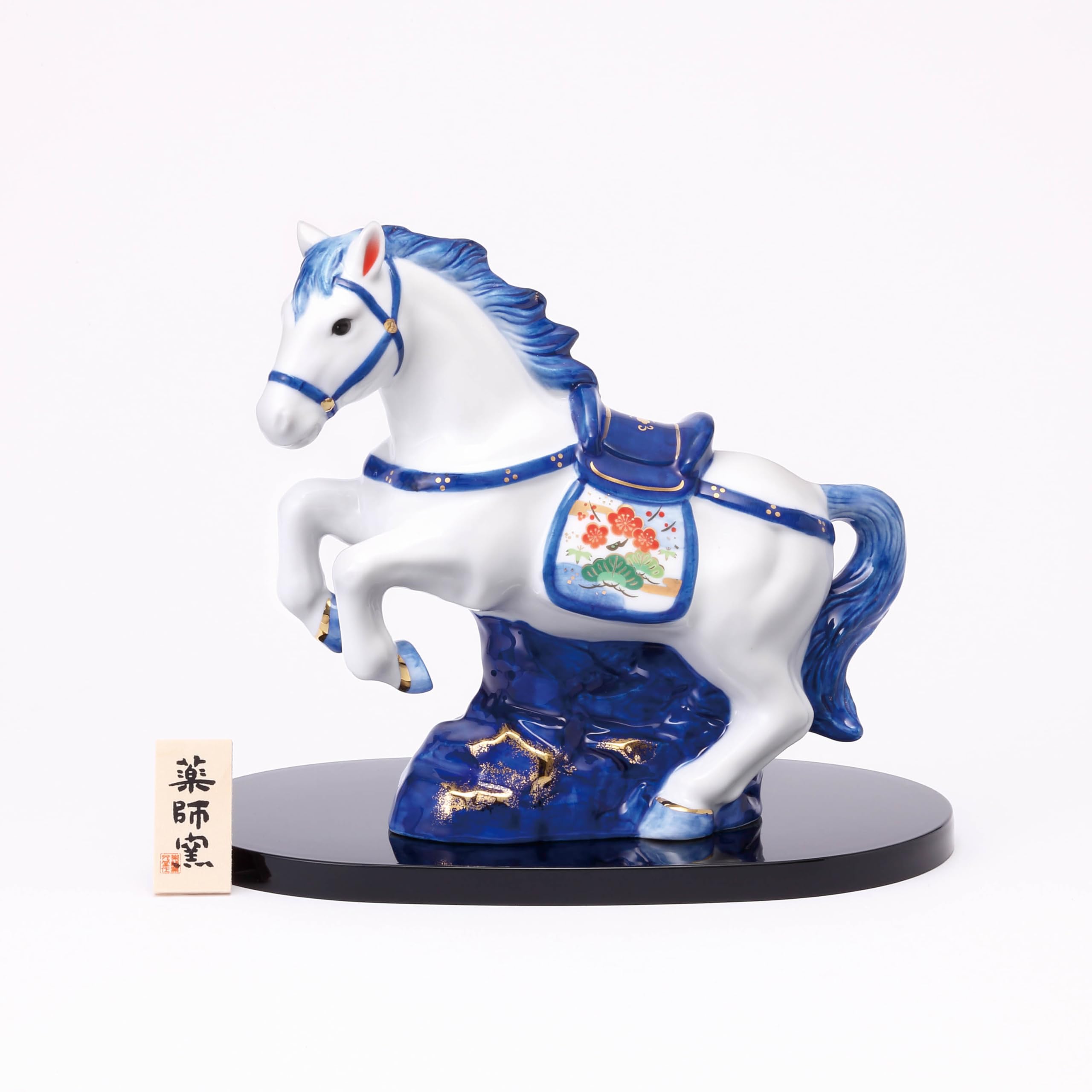 Yakushi Kiln Dyed Brocade Good Fortune Horse (Tensho) 39
Yakushi Kiln Dyed Brocade Good Fortune Horse (Tensho) 39