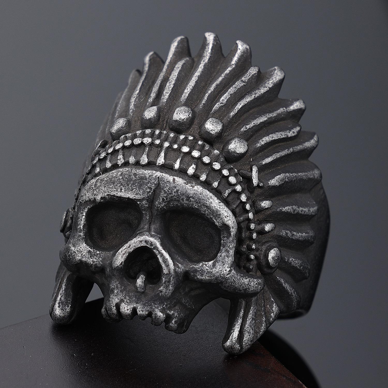 Серебряное кольцо S925 с черепом на Хэллоуин, персонализированное мужское индийское ювелирное изделие, старое кольцо для мотоцикла 7
Серебряное кольцо S925 с черепом на Хэллоуин, персонализированное мужское индийское ювелирное изделие, старое кольцо для мотоцикла 7