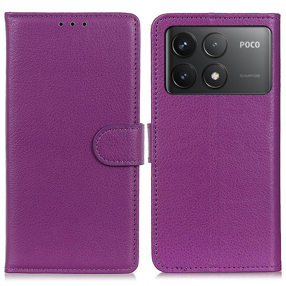 For Xiaomi Poco F6 Pro 5G/Redmi K70 5G/K70 Pro 5G Case Wallet Card Slots Litchi Texture Leather Phone Cover Purple
For Xiaomi Poco F6 Pro 5G/Redmi K70 5G/K70 Pro 5G Case Wallet Card Slots Litchi Texture Leather Phone Cover Purple
