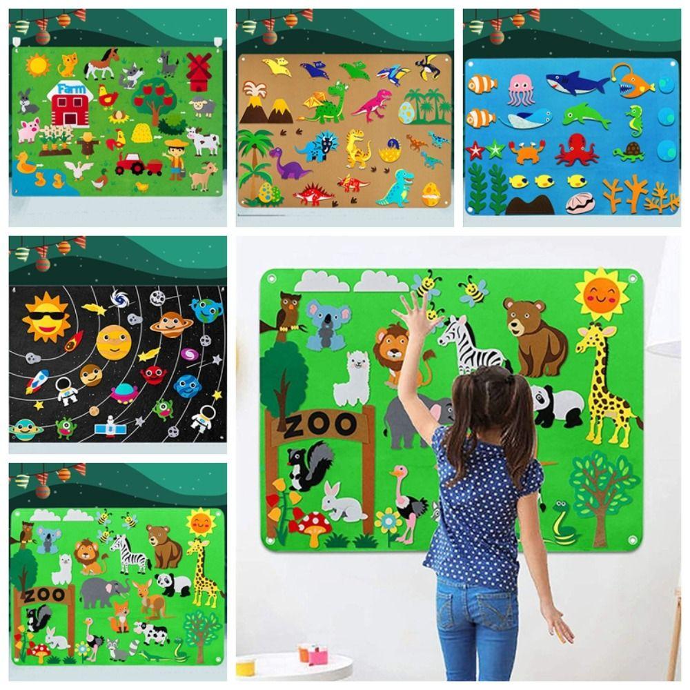 Dinosaur World Montessori Felt Puzzle Starry Sky Payment Felt Board Stories Set Children Toys Starry Sky Payment
Dinosaur World Montessori Felt Puzzle Starry Sky Payment Felt Board Stories Set Children Toys Starry Sky Payment