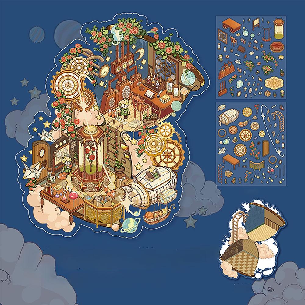 Dream Prince Theme Cabin 3D Landscape Stickers Miniature Scene Hand-Pasted Collage DIY Gift for Kid Child #04
Dream Prince Theme Cabin 3D Landscape Stickers Miniature Scene Hand-Pasted Collage DIY Gift for Kid Child #04