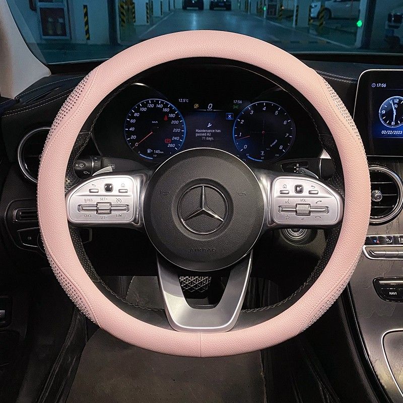New Arrival Fashion Diamond Car Steering Wheel Cover Classy Women s All Year Round Neutral Flash Diamond Non Slip High-End Car Handle Cover All Pink-Round
New Arrival Fashion Diamond Car Steering Wheel Cover Classy Women s All Year Round Neutral Flash Diamond Non Slip High-End Car Handle Cover All Pink-Round