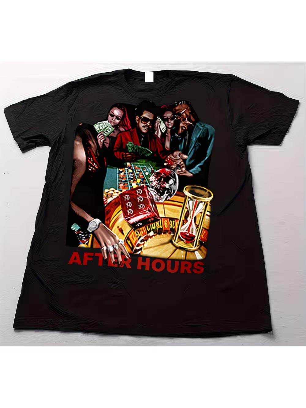 XO The Weekend X ASAP Rocky AWGE After Hours JL3 T-Shirt- Large Black Heavyweight 230gsm Cotton Hip-Hop Tee with Party Graphics( Money M
XO The Weekend X ASAP Rocky AWGE After Hours JL3 T-Shirt- Large Black Heavyweight 230gsm Cotton Hip-Hop Tee with Party Graphics( Money M