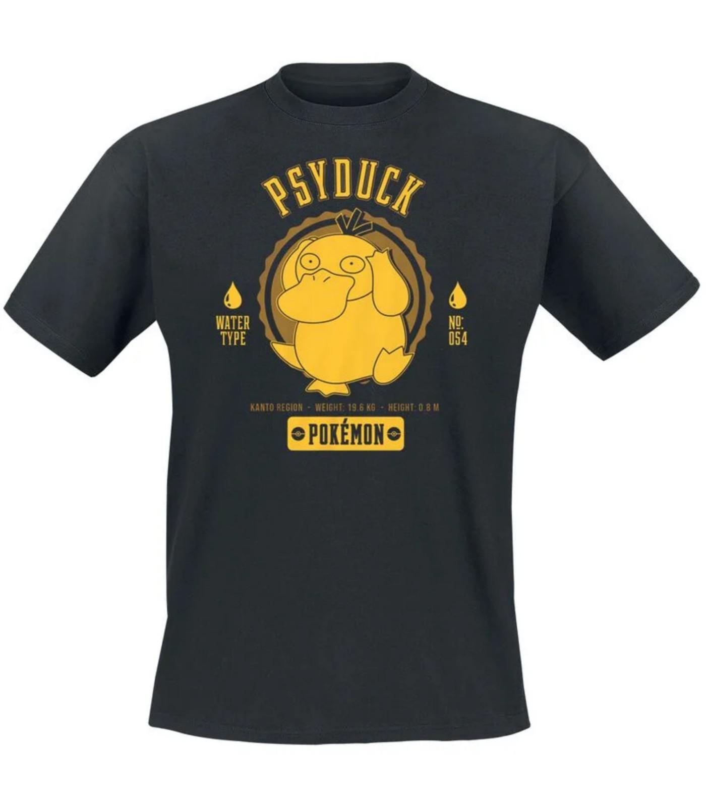 Psyduck T-Shirt Mens Womens Tees Top black Men Short Sleeve Round Neck 100% Cotton S
Psyduck T-Shirt Mens Womens Tees Top black Men Short Sleeve Round Neck 100% Cotton S