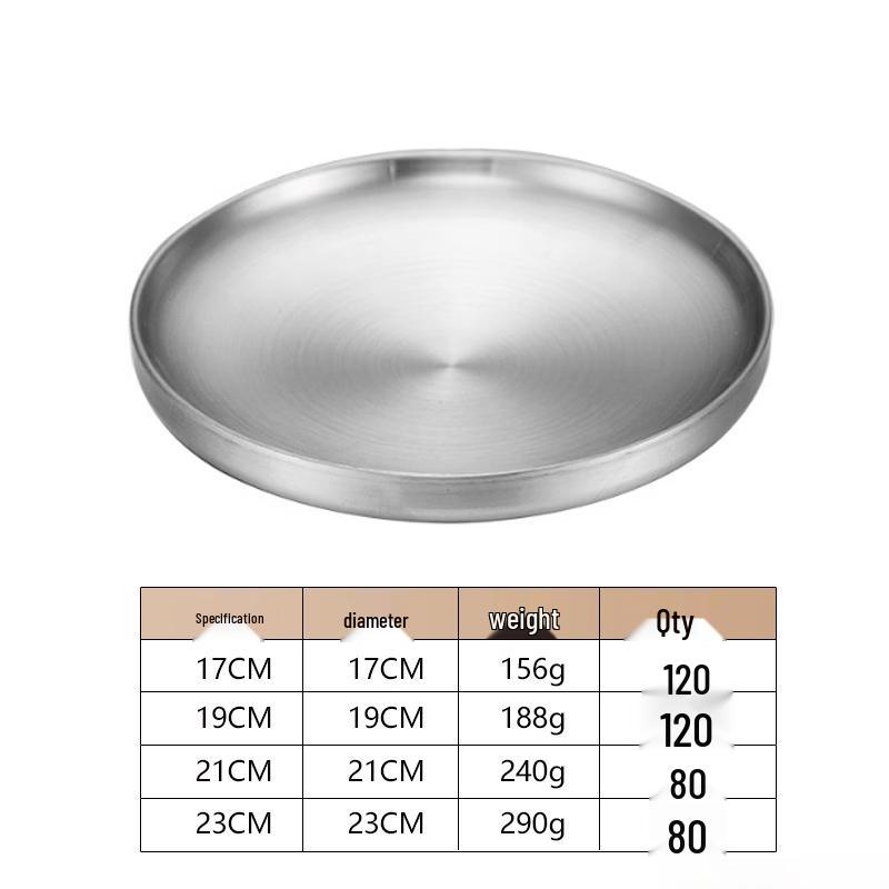ZISIZ Double-Layer Stainless Steel Grill & Meal Prep Plate
ZISIZ Double-Layer Stainless Steel Grill & Meal Prep Plate