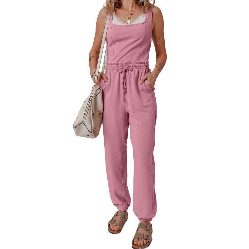 American Shiying Solid Versatile Ankle-tied Jumpsuit Women 2025 Summer New Square Collar Sleeveless Jumpsuit Women Pink Size S fit (45.00 kg-55.00 kg
American Shiying Solid Versatile Ankle-tied Jumpsuit Women 2025 Summer New Square Collar Sleeveless Jumpsuit Women Pink Size S fit (45.00 kg-55.00 kg