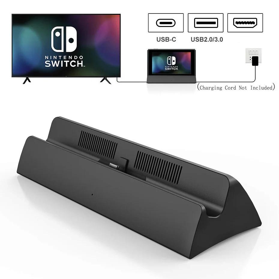 Зарядная док-станция для Nintendo Switch с ТВ-адаптером USB 3.0 2.0, совместимым с Type C на HDMI, подставкой для зарядки
Зарядная док-станция для Nintendo Switch с ТВ-адаптером USB 3.0 2.0, совместимым с Type C на HDMI, подставкой для зарядки