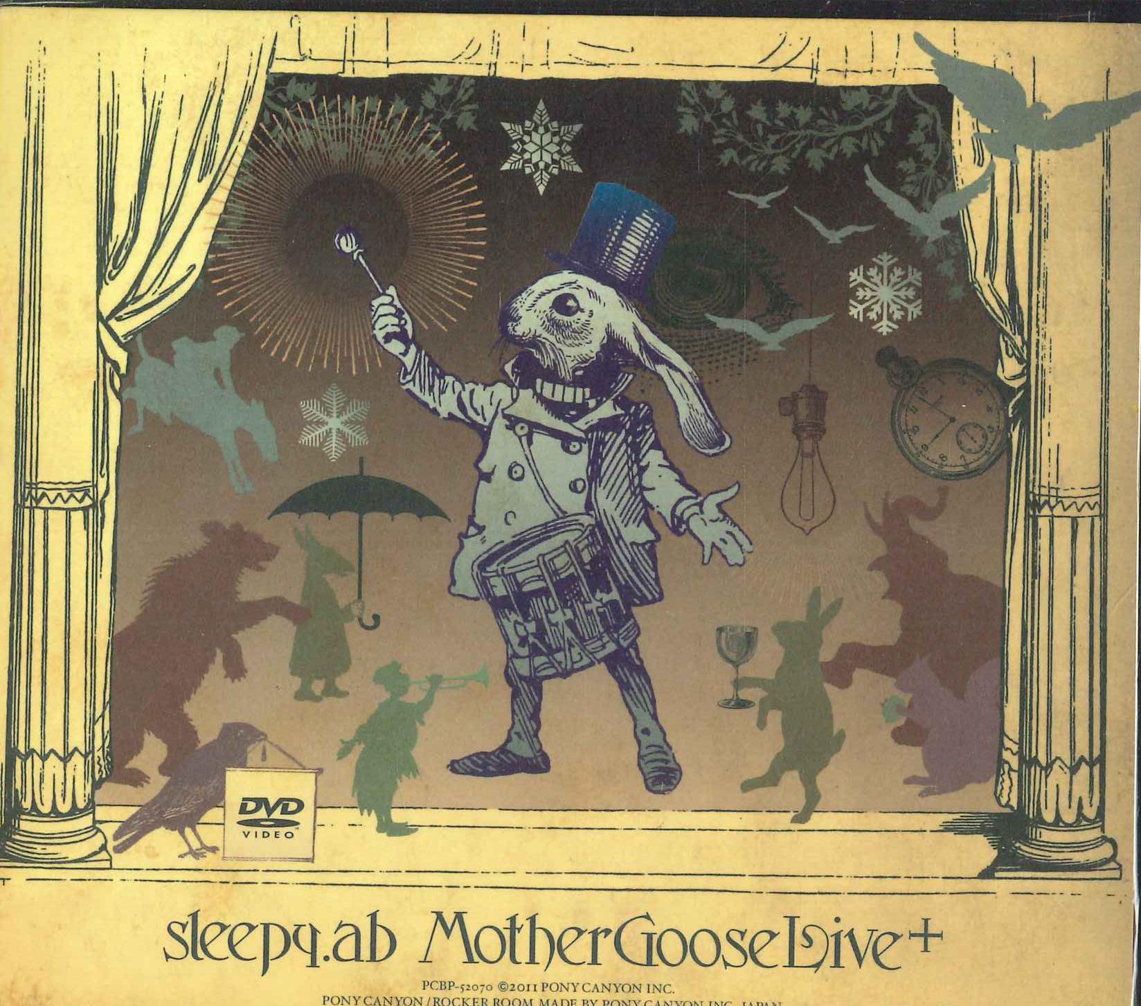 CD SLEEPY.AB - Mothergooselive tasu PCBP52070 PONY CANYON 2011 Japan Japanese Pop/Rock Used
CD SLEEPY.AB - Mothergooselive tasu PCBP52070 PONY CANYON 2011 Japan Japanese Pop/Rock Used