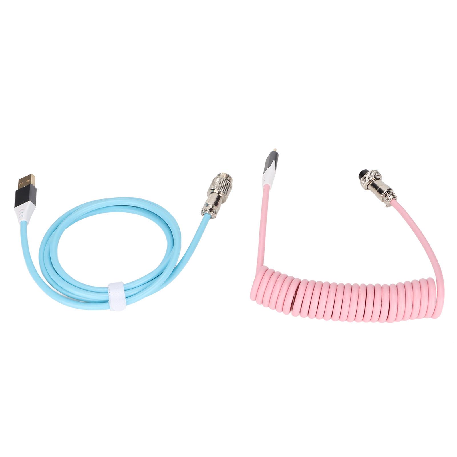 Coiled Keyboard Cable Type C Interface Spring Rotation Line Fine Workmanship Lightweight Portable Coiled Cables
Coiled Keyboard Cable Type C Interface Spring Rotation Line Fine Workmanship Lightweight Portable Coiled Cables