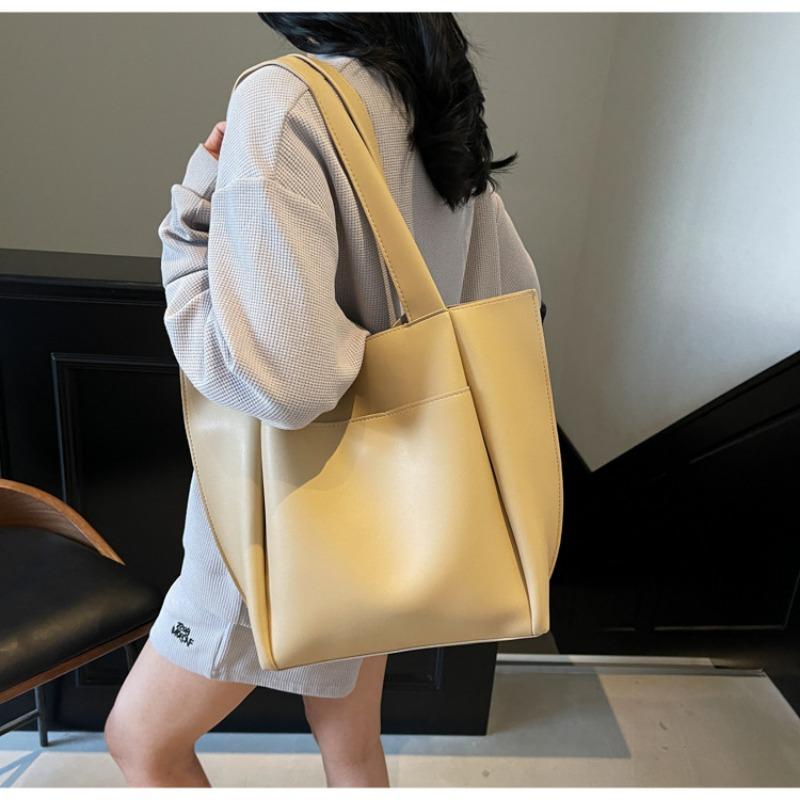 Commuter Bag Fashionable and Versatile Casual and Chic Tote Bag Simple Single-shoulder Bag чорний
Commuter Bag Fashionable and Versatile Casual and Chic Tote Bag Simple Single-shoulder Bag чорний