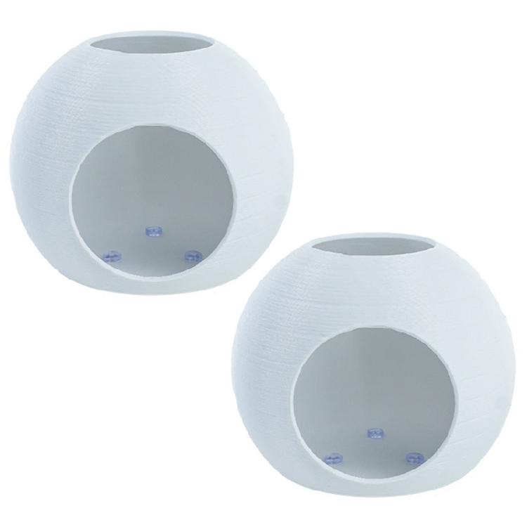 2pack Sphere Fish Tanks Hideouts Shelter Underwater Hideaway Ball Feeding Rings & Resting Cave Aquariums Ornaments белый
2pack Sphere Fish Tanks Hideouts Shelter Underwater Hideaway Ball Feeding Rings & Resting Cave Aquariums Ornaments белый