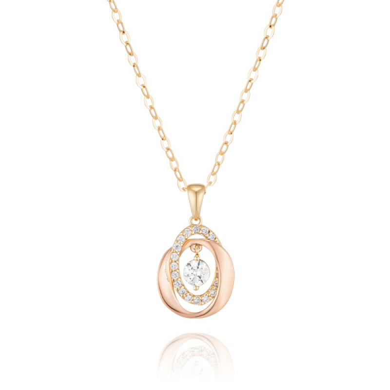 MAISON DE SHE 14K Gold Necklace Rich Circle BS01019N Combi
MAISON DE SHE 14K Gold Necklace Rich Circle BS01019N Combi