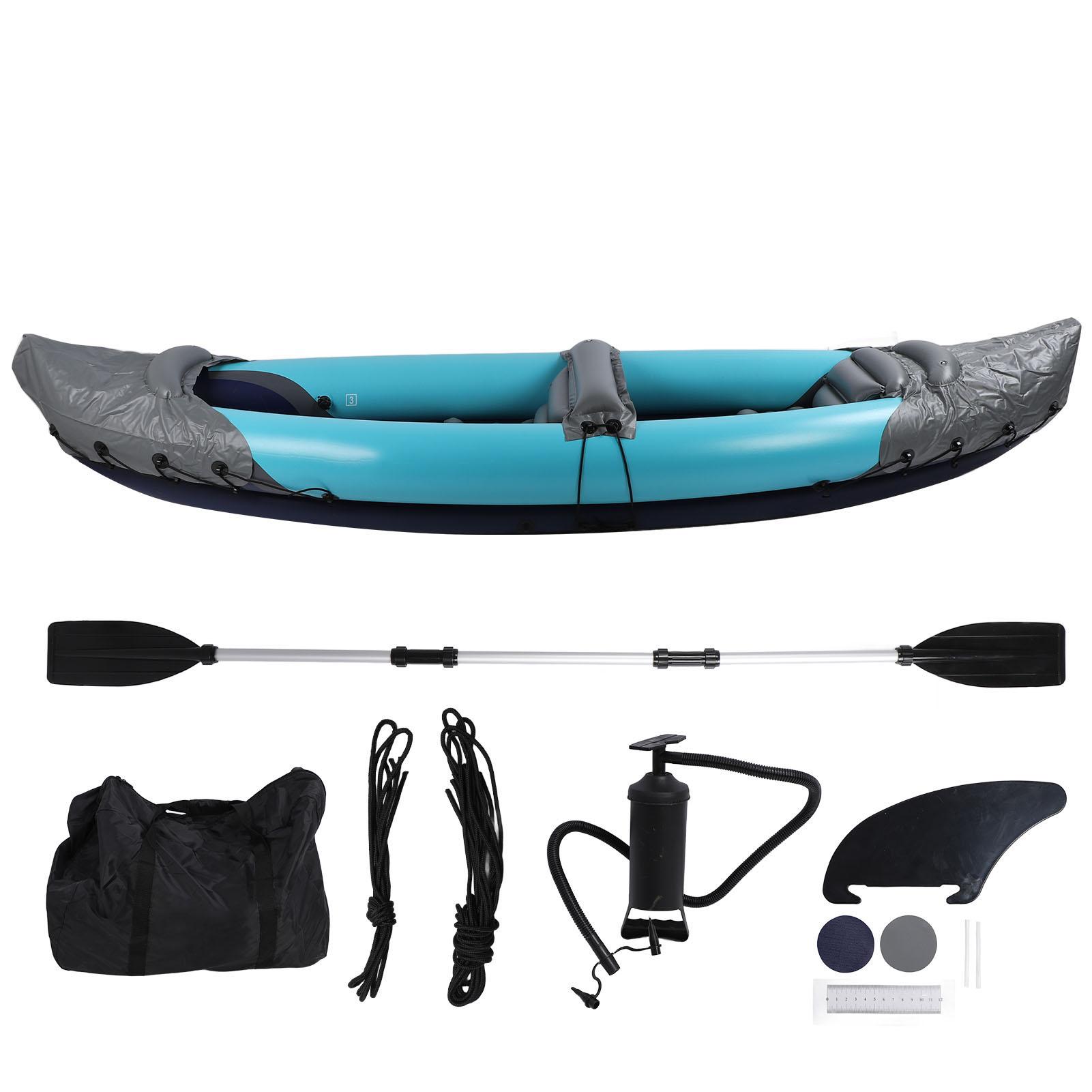 2 Person Foldable Kayak Portable Sunlight Protection Thickened PVC Inflatable Canoe for Fishing
2 Person Foldable Kayak Portable Sunlight Protection Thickened PVC Inflatable Canoe for Fishing