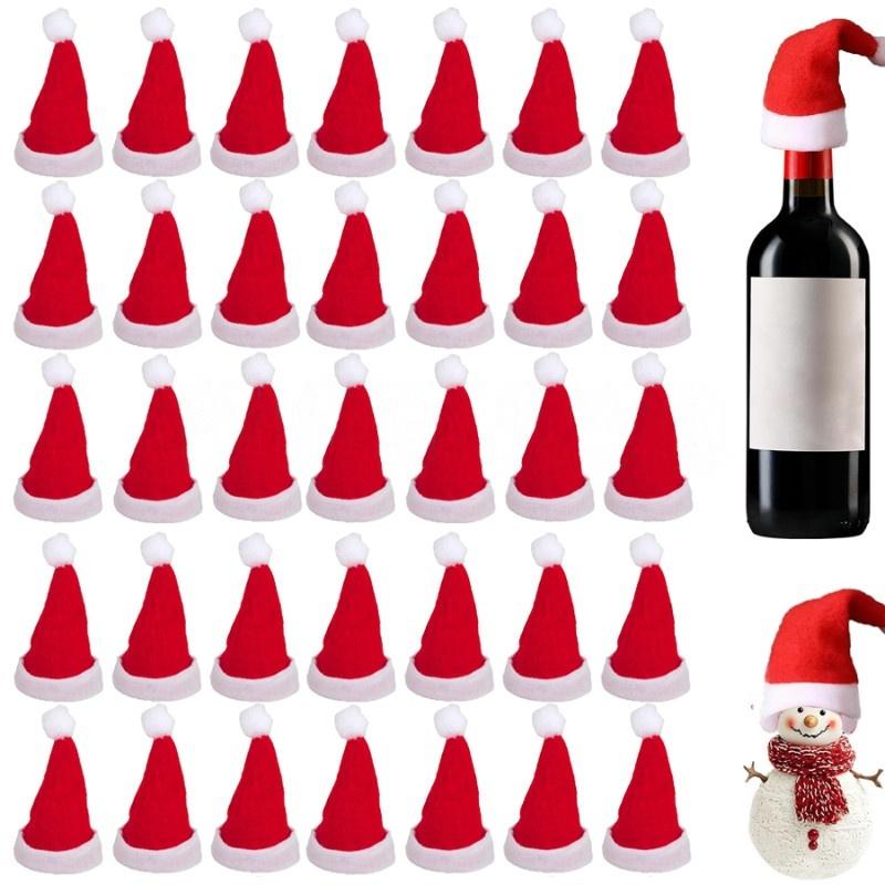 5-50pcs Pcs Mini Santa Hats for Crafts Small Christmas Hat Tiny Snowman Wine Bottle Cover Holder Doll Cap for Table Cover 5pcs
5-50pcs Pcs Mini Santa Hats for Crafts Small Christmas Hat Tiny Snowman Wine Bottle Cover Holder Doll Cap for Table Cover 5pcs