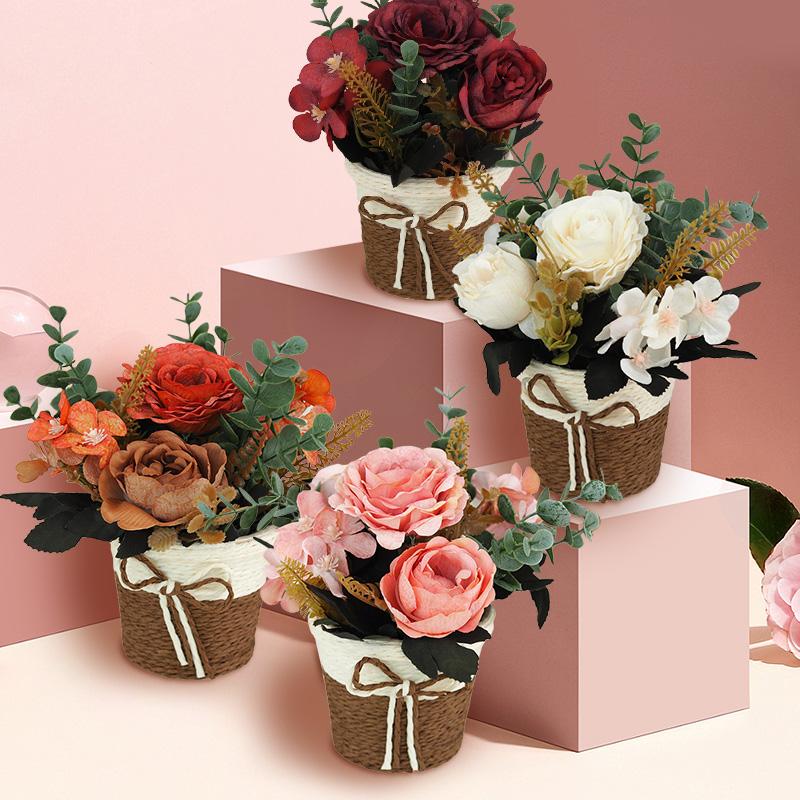 1PC Home Decoration Woven Flower Basket Cotton Thread Ornament Bonsai Potted Plants Fake Flower
1PC Home Decoration Woven Flower Basket Cotton Thread Ornament Bonsai Potted Plants Fake Flower