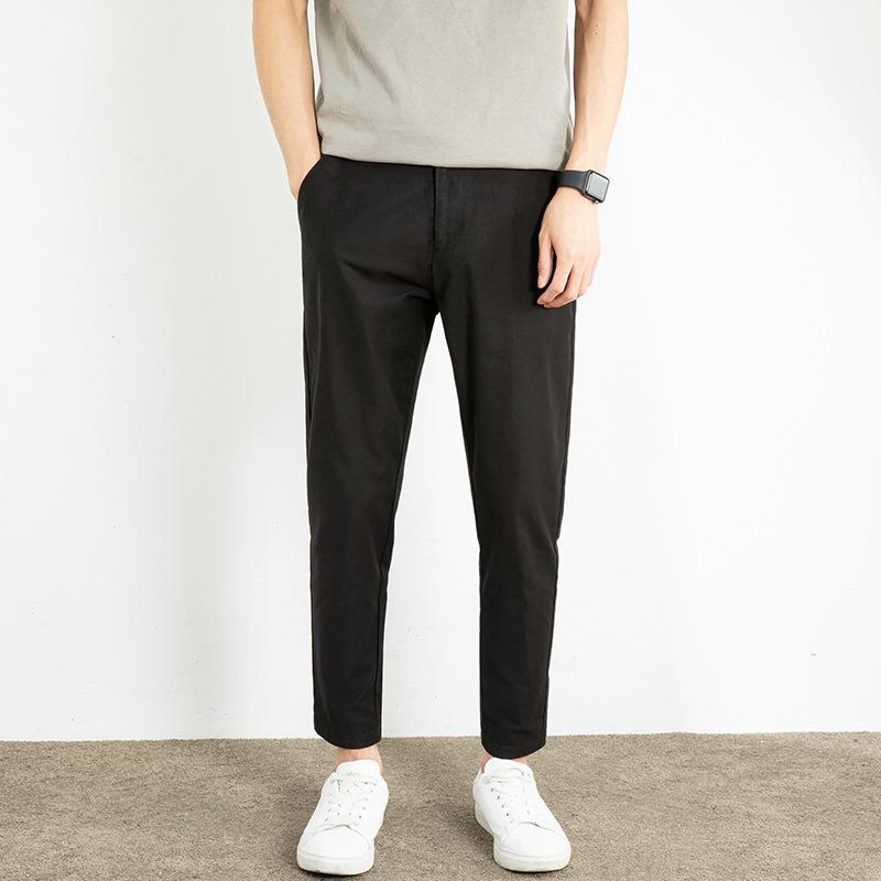 Мужские прямые свободные брюки до щиколотки в корейском стиле, летние и демисезонные, повседневные, универсальные 29 чёрный
Мужские прямые свободные брюки до щиколотки в корейском стиле, летние и демисезонные, повседневные, универсальные 29 чёрный