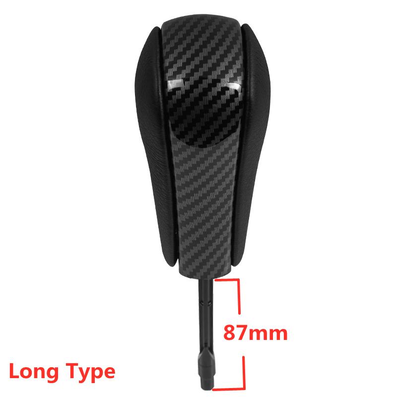 For BMW E39 E46 E53 E60 E61 E63 E64 E83 E81 E82 E87 E90 E91 E92 E93 Automatic Gear Shift Stick Knob Lever Shifter Car Styling Long Carbon Fiber
For BMW E39 E46 E53 E60 E61 E63 E64 E83 E81 E82 E87 E90 E91 E92 E93 Automatic Gear Shift Stick Knob Lever Shifter Car Styling Long Carbon Fiber