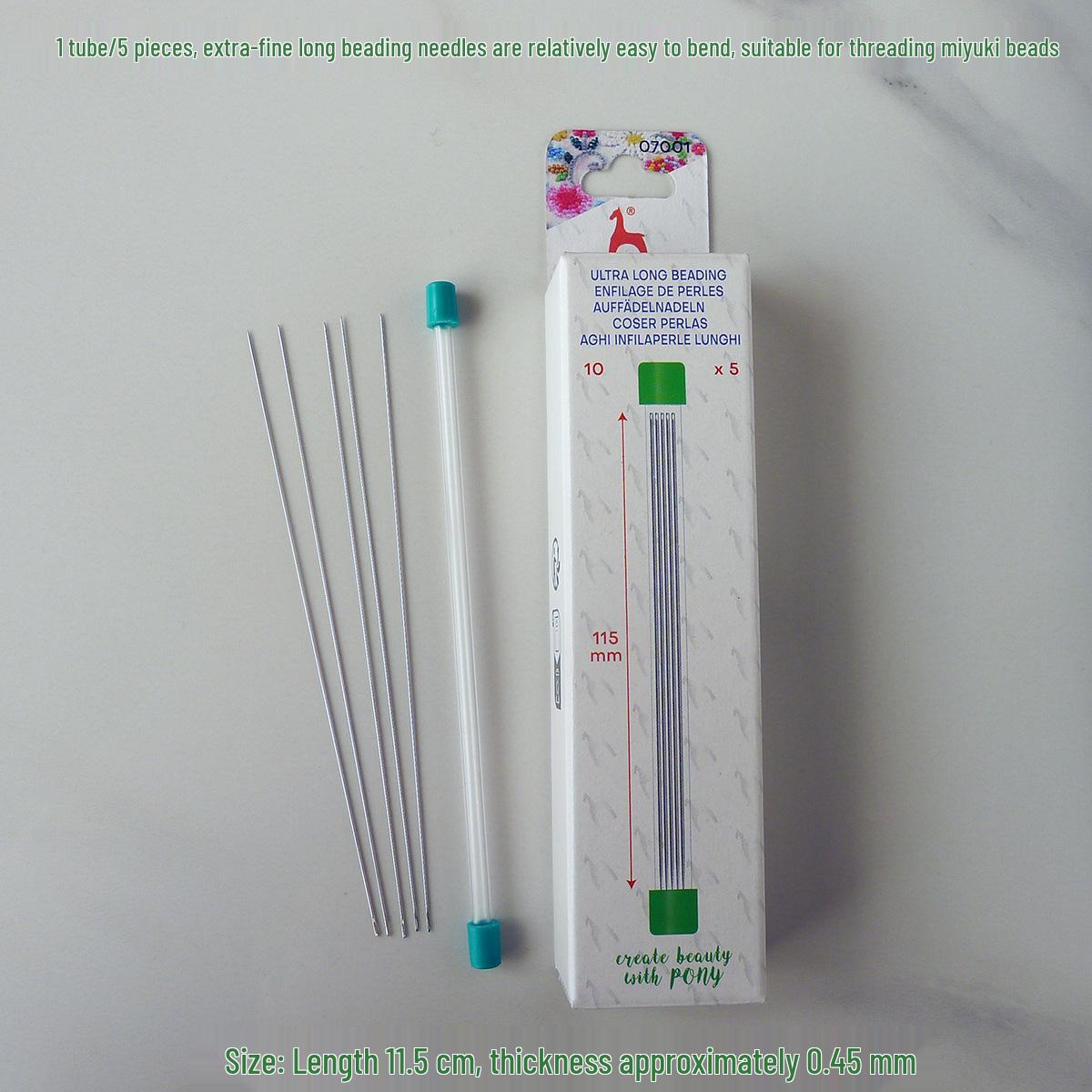 Игла для нанизывания бисера PONY Ultra-Fine Seed Bead Beading Needle - очень тонкая и длинная для бисероплетения.
Игла для нанизывания бисера PONY Ultra-Fine Seed Bead Beading Needle - очень тонкая и длинная для бисероплетения.