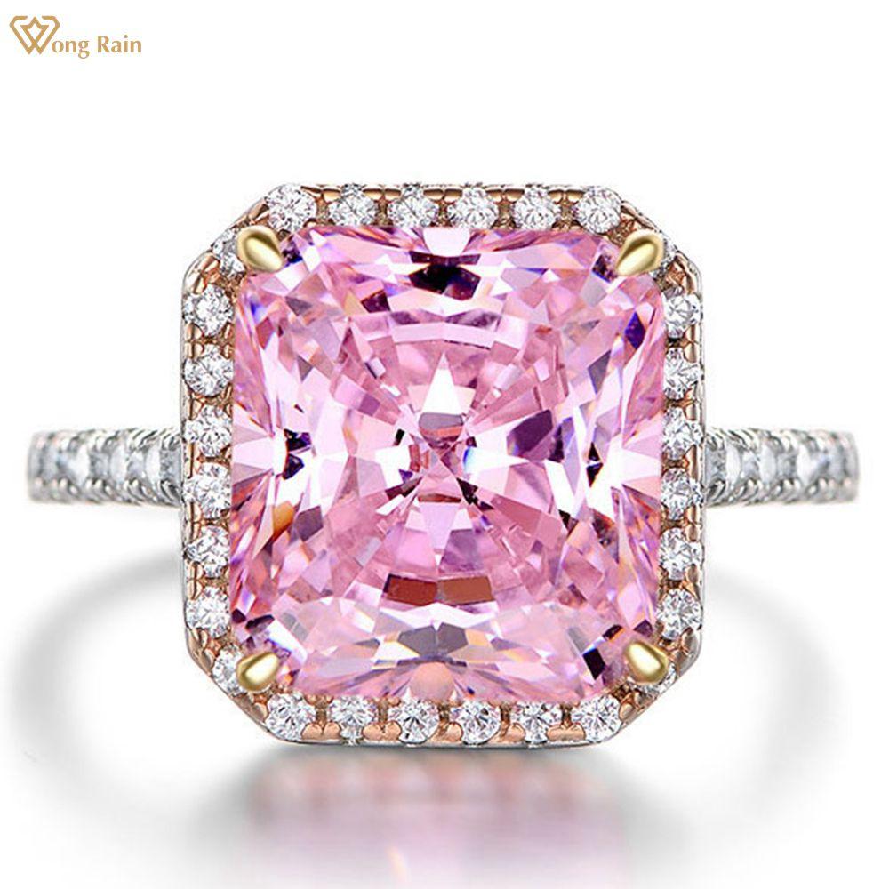 Wong Rain, 100% стерлинговое серебро 925 пробы, 10*11 мм, цирконы AAAAA, драгоценный камень, свадебное, помолвочное, романтическое розовое кольцо для женщин, ювелирные изделия, подарок US 6 розовый
Wong Rain, 100% стерлинговое серебро 925 пробы, 10*11 мм, цирконы AAAAA, драгоценный камень, свадебное, помолвочное, романтическое розовое кольцо для женщин, ювелирные изделия, подарок US 6 розовый