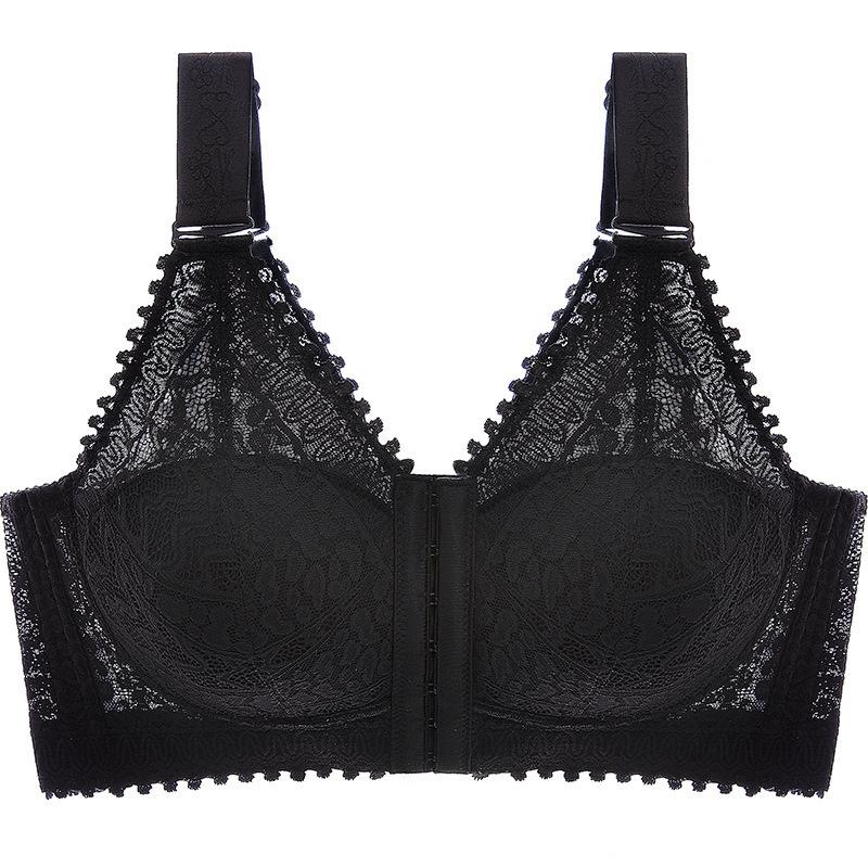 Women s Slim Bra with Beautiful Back Gathered Bra Anti Sagging Adjustable Front Button Bra Women s Plus Size No Steel Ring Bra 38/85C чорний
Women s Slim Bra with Beautiful Back Gathered Bra Anti Sagging Adjustable Front Button Bra Women s Plus Size No Steel Ring Bra 38/85C чорний